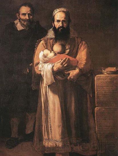 Jusepe de Ribera Magdalena Ventura with Her Husband and Son Norge oil painting art